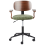 Beliani Desk Chair GUNNISON Fabric Green 4