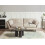 Beliani Sofa 3 Seater LENVIK Velvet Beige 3