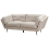 Beliani Sofa 3 Seater LENVIK Velvet Beige 5