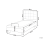 Beliani Adjustable Bed Fabric DUKE 80 x 200 cm (EU Small Single) Light Beige 3