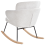 Beliani Rocking Chair VIKEN Fabric Off-White 5