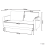 Beliani Sofa 2 Seater BREDA Fabric Light Beige 3