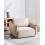 Beliani Armchair KUNES Fabric Taupe 2