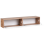 Beliani Wall Mounted TV Stand GLADSTONE Brown/ White 4