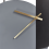 Beliani Wall Clock NENDAZ 32 cm Metal Grey 5