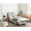 Beliani Adjustable Bed Fabric DUKE 80 x 200 cm (EU Small Single) Light Grey 2