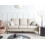 Beliani Sofa 3 Seater GAVLE Fabric Light Beige 2