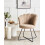 Beliani Armchair LOVELOCK Boucle Beige 2