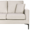 Beliani Sofa 3 Seater GAVLE Fabric Light Beige 6