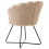 Beliani Armchair LOVELOCK Boucle Beige 6