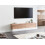 Beliani Wall Mounted TV Stand GLADSTONE Brown 2