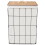 Beliani Laundry Basket MIRISSA Metal Black 72 L 4
