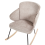 Beliani Rocking Chair VIKEN Fabric Taupe 6