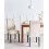 Beliani Set of 2 Dining Chairs VELVA Fabric Light Beige 2