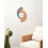 Beliani Wall Clock CHALAIS 29 cm Grey 2