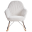 Beliani Rocking Chair SKALE Fabric Off-White 6