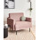 Beliani Armchair BREDA Fabric Pink 5