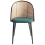 Beliani Set of 2 Dining Chairs CORNELL Metal Green 4
