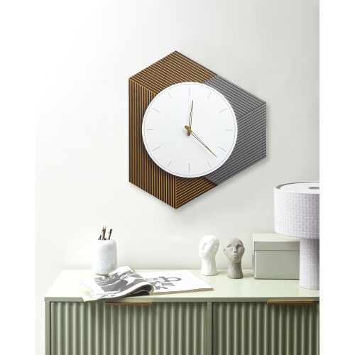Beliani Wall Clock SAILON White 1