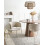 Beliani Set of 2 Dining Chairs SPRINGER Chenille Light Beige 2