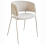 Beliani Set of 2 Dining Chairs SPRINGER Chenille Light Beige 6