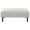 Beliani Ottoman HOLT Fabric Light Grey 4