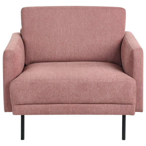 Beliani Armchair BREDA Fabric Pink 2