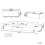Beliani Modular Sofa 3 Seater HELLNAR Grey Fabric with Ottoman 3