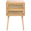 Beliani Bedside Table BUTTE Light Brown 5