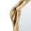 Beliani Wall Mirror SERY 38 cm 75 cm Gold 6