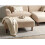 Beliani Ottoman HOLT Fabric Beige 5