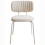 Beliani Set of 2 Dining Chairs IRINS Chenille Light Beige 4