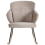 Beliani Rocking Chair VIKEN Fabric Taupe 4