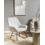 Beliani Rocking Chair KINNO Boucle Off-White 2