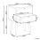 Beliani Bedside Table BUTTE Light Brown 3