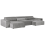 Beliani Modular Corner Sofa 5 Seater HELLNAR Right Hand Grey Fabric with Ottoman 4