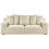 Beliani Sofa 3 Seater VISKAN Corduroy Light Beige 4