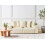 Beliani Sofa 3 Seater VISKAN Corduroy Light Beige 2