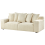 Beliani Sofa 3 Seater VISKAN Corduroy Light Beige 5