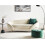 Beliani Sofa 2 Seater SAVAR Velvet Light Beige 2