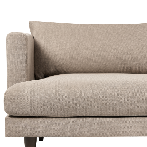 Beliani Sofa 3 Seater JARPEN Fabric Light Brown 1