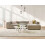 Beliani Modular Corner Sofa 4 Seater ARDAL Left Hand Light Brown Corduroy 2