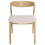 Beliani Set of 2 Dining Chairs MAROA Wood Light Beige 6