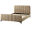 Beliani Bed Boucle LUNAN 140 x 200 cm (EU Double) Taupe 5