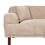Beliani Corner Sofa 3 Seater HOLT Fabric Beige Left Hand 6