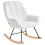 Beliani Rocking Chair KINNO Boucle Off-White 4