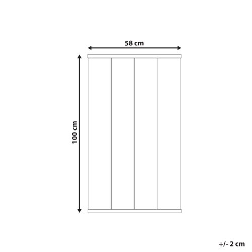 Beliani Outdoor Shower Floor SILLUSTANI Black 2