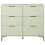 Beliani 6 Drawer Chest WALCOTT Light Green 5