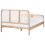 Beliani Bed Pine Wood GONFARON 140 x 200 cm (EU Double) Light Brown 6