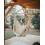 Beliani Hanging Chair VARENA Cotton Blue 2